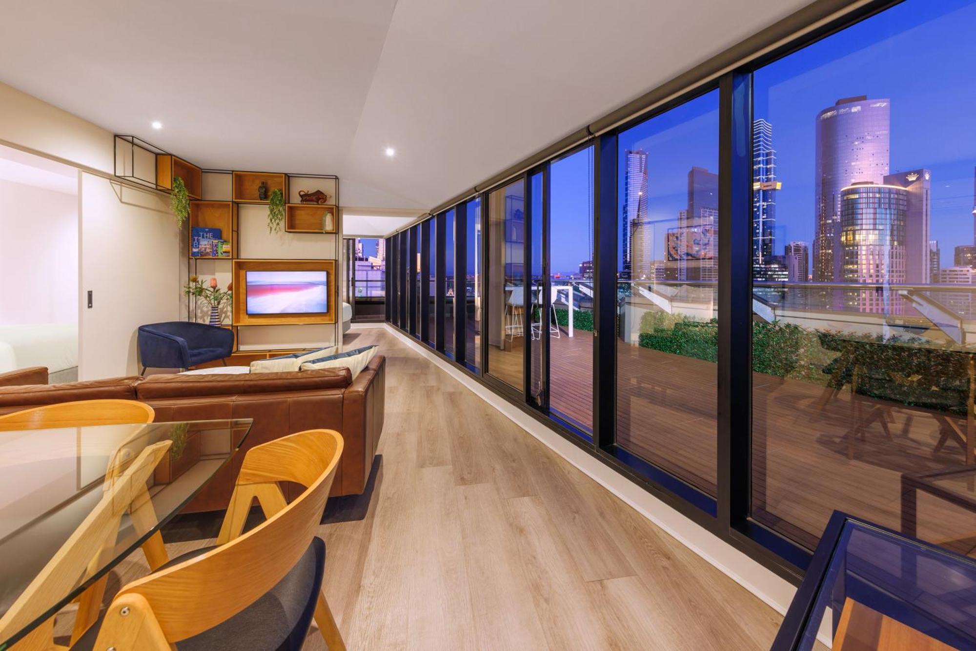 Ferienwohnung Flinders Luxury Penthouse Melbourne City Exterior foto